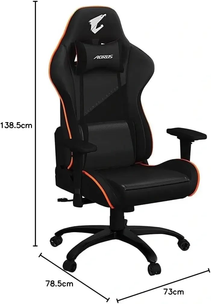 كرسي ألعاب بخامات جلد فاخرة ومخمل GIGABYTE AORUS - Image 3