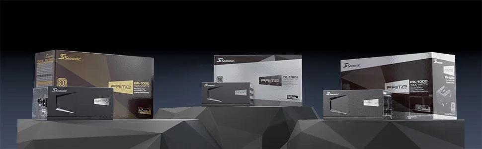 مزود طاقة Seasonic PRIME GX-1000 بقدرة 1000 واط وكفاءة 80 Plus Gold معياري بالكامل - Thumbnail 7