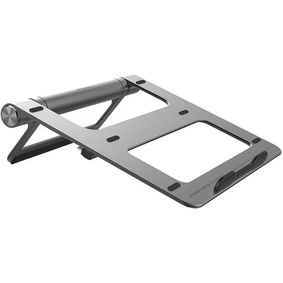 Promate PrimeBase-C Aluminum Laptop Stand with 9-in-1 USB-C Hub, 100W PD, 4K HDMI, Ethernet - Image 5