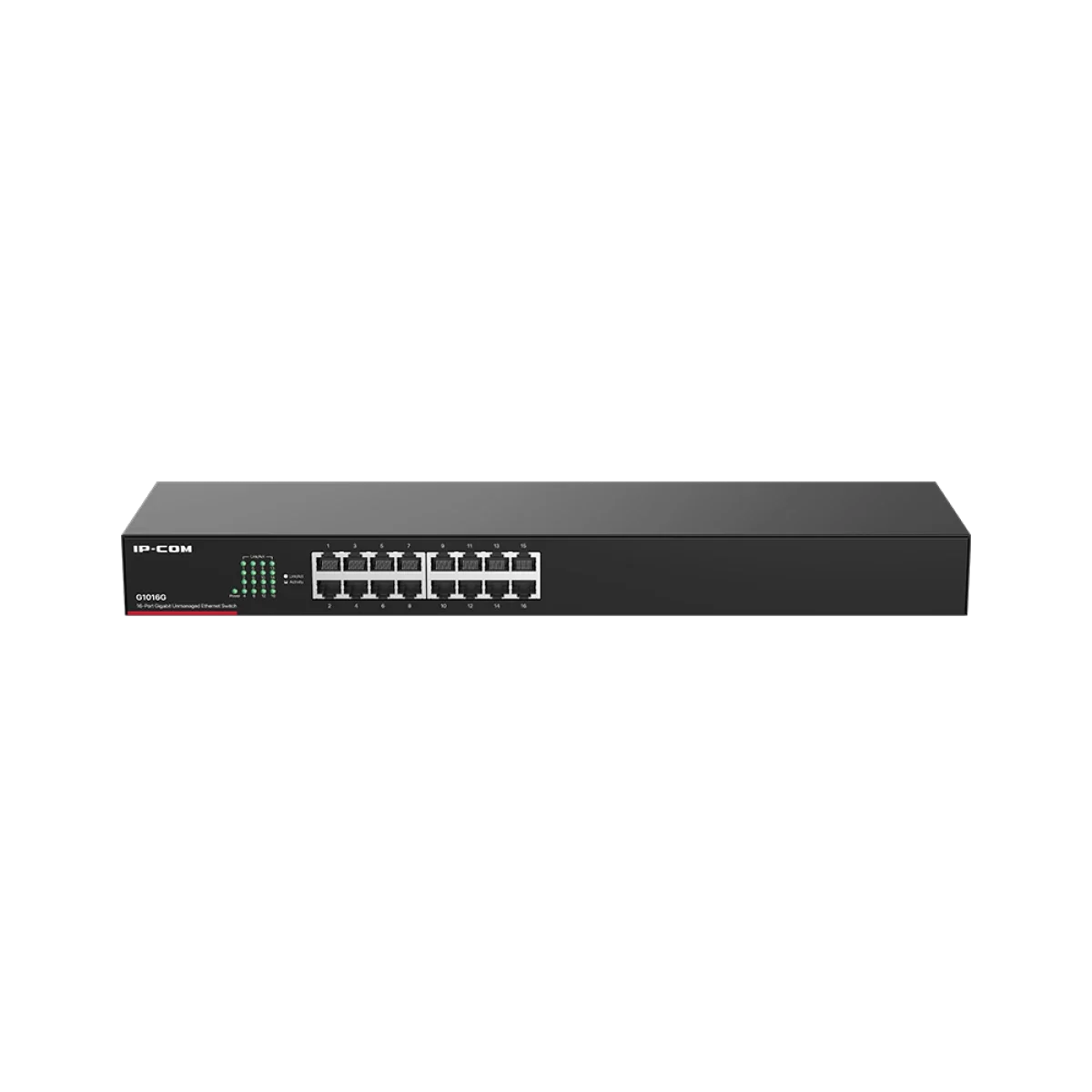 سويتش شبكة IPCOM G1016G جيجابت غير مُدار بـ16 منفذ