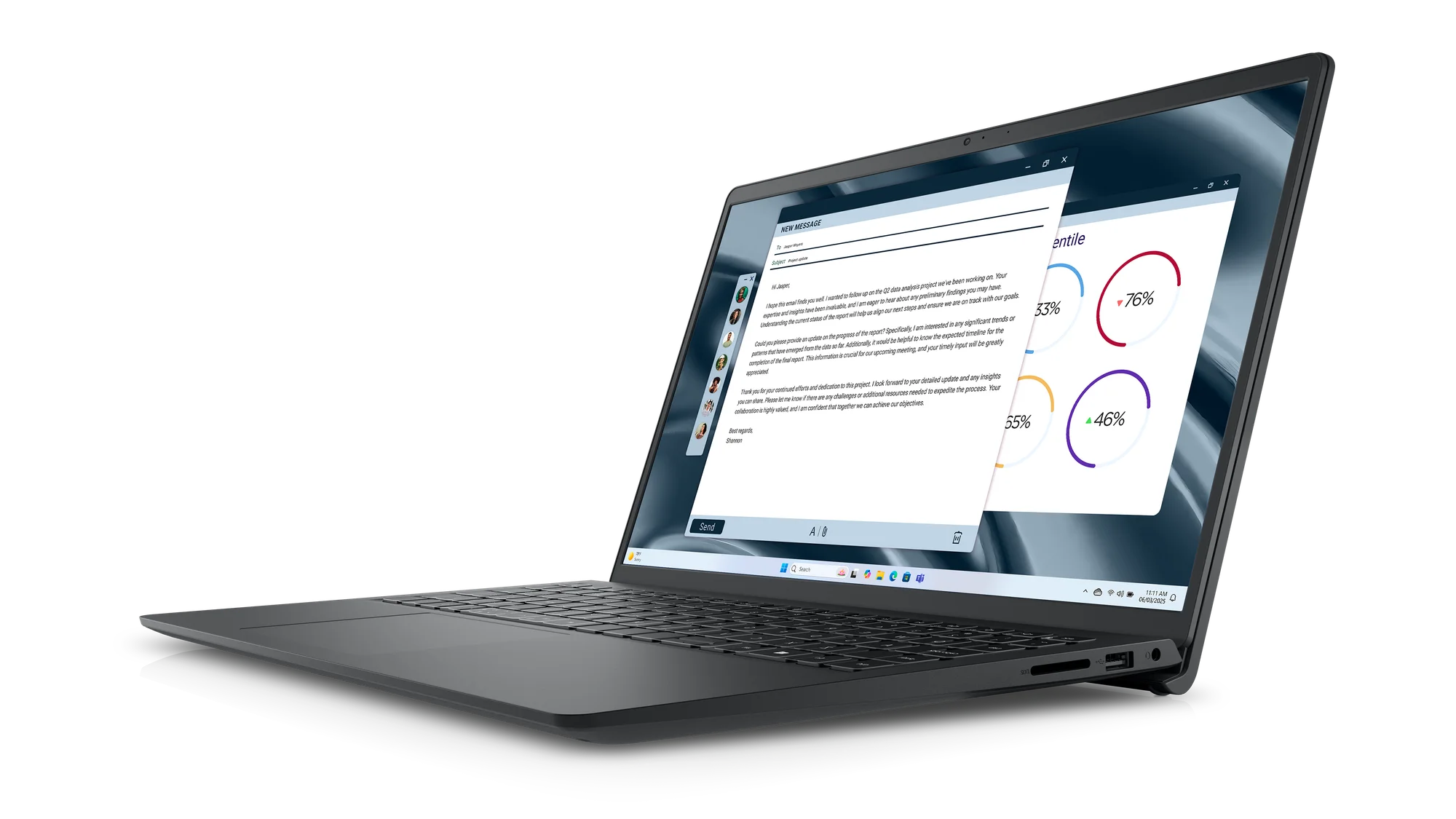 لابتوب Dell Pro 15 Essential PV15250 بمعالج Core i7-1355U وذاكرة 8GB وSSD 512GB وشاشة 15.6 إنش FHD 120Hz مع باور بانك 20000mAh - Thumbnail 9