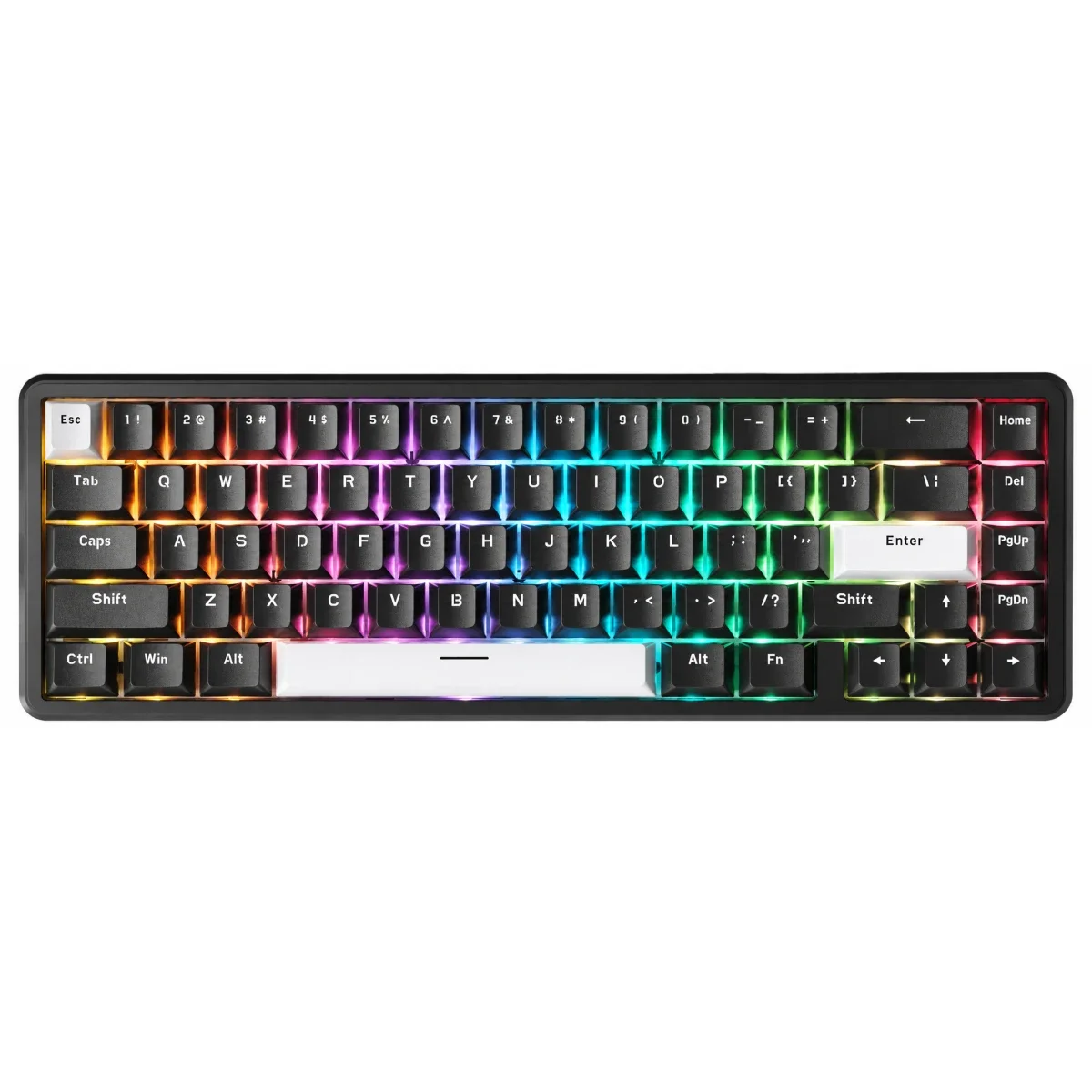 لوحة مفاتيح ألعاب ATTACK SHARK X65 HE مغناطيسية سلكية 65% سوداء - Image 2