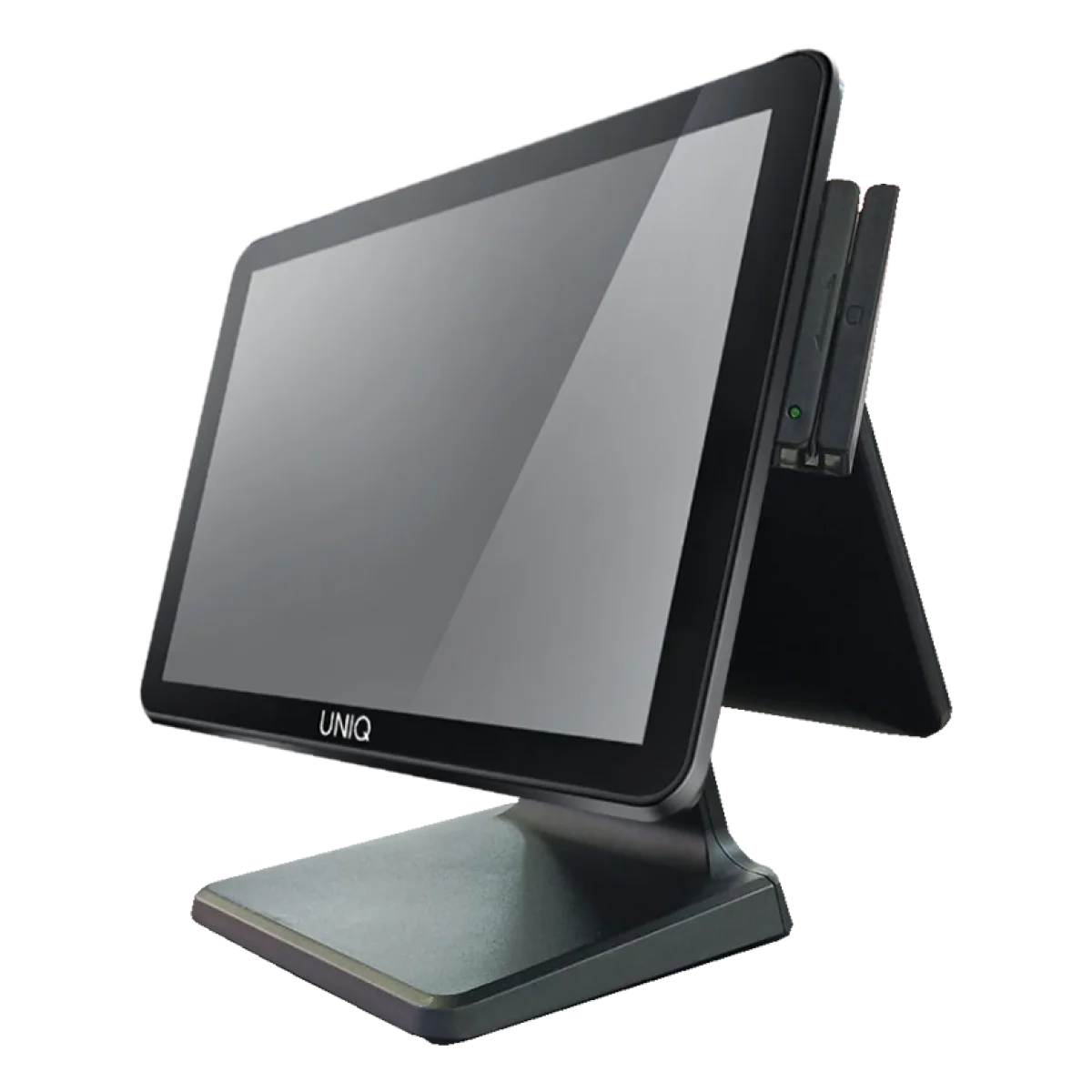 جهاز نقاط بيع UNIQ-11 بشاشتين مع MSR ومعالج Intel Core i5 الجيل السابع وذاكرة 8GB وتخزين SSD 250GB وشاشات 15.6 إنش + 12 إنش - Image 2
