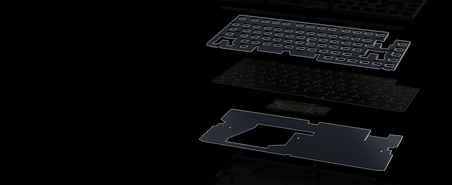 Razer BlackWidow V4 75% Hot-Swappable Mechanical Gaming Keyboard with Orange Tactile Switches - White - Thumbnail 18