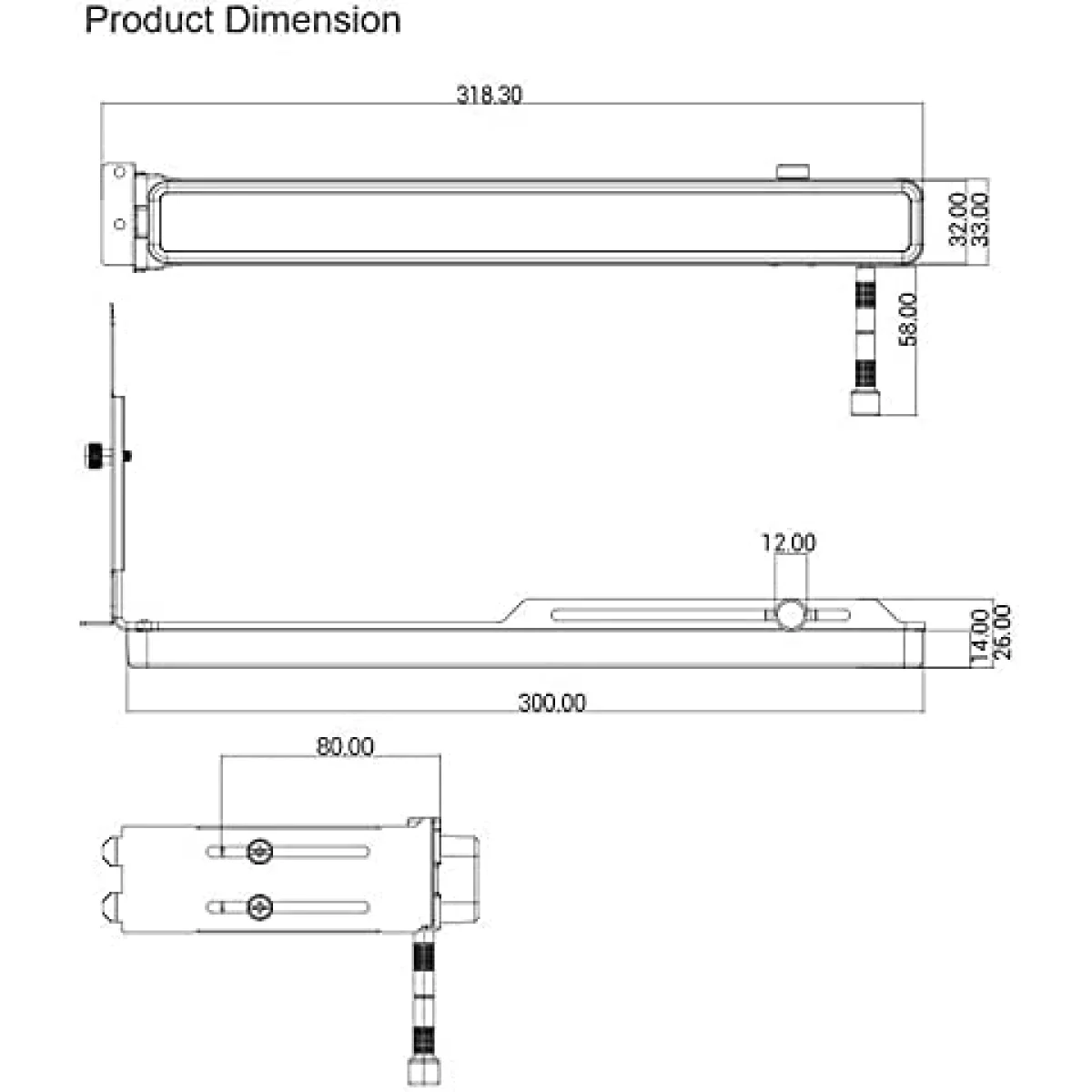DeepCool ST500 ARGB GPU Support Bracket with Adjustable 3-Axis Design - Image 8
