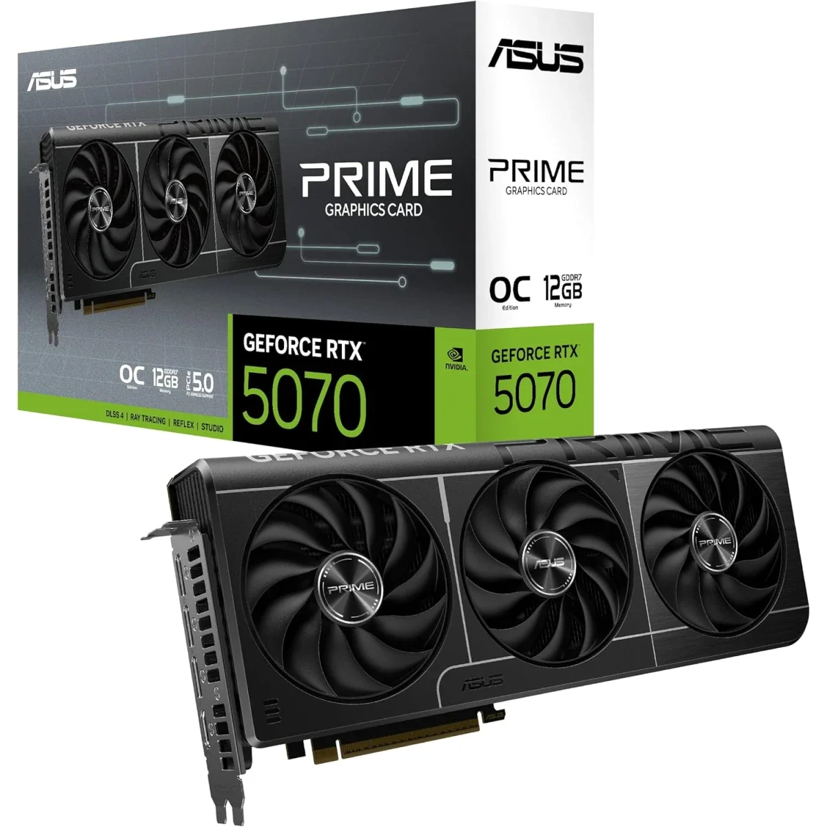 كرت شاشة Asus Prime GeForce RTX 5070 OC Edition 12GB GDDR7 - Image 2