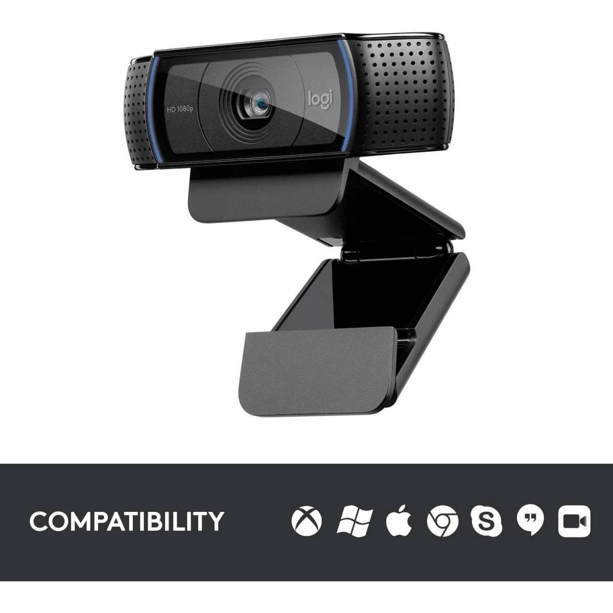 ويب كام Logitech C920 PRO للأعمال بدقة Full HD 1080p وعدسة زجاجية - Thumbnail 6