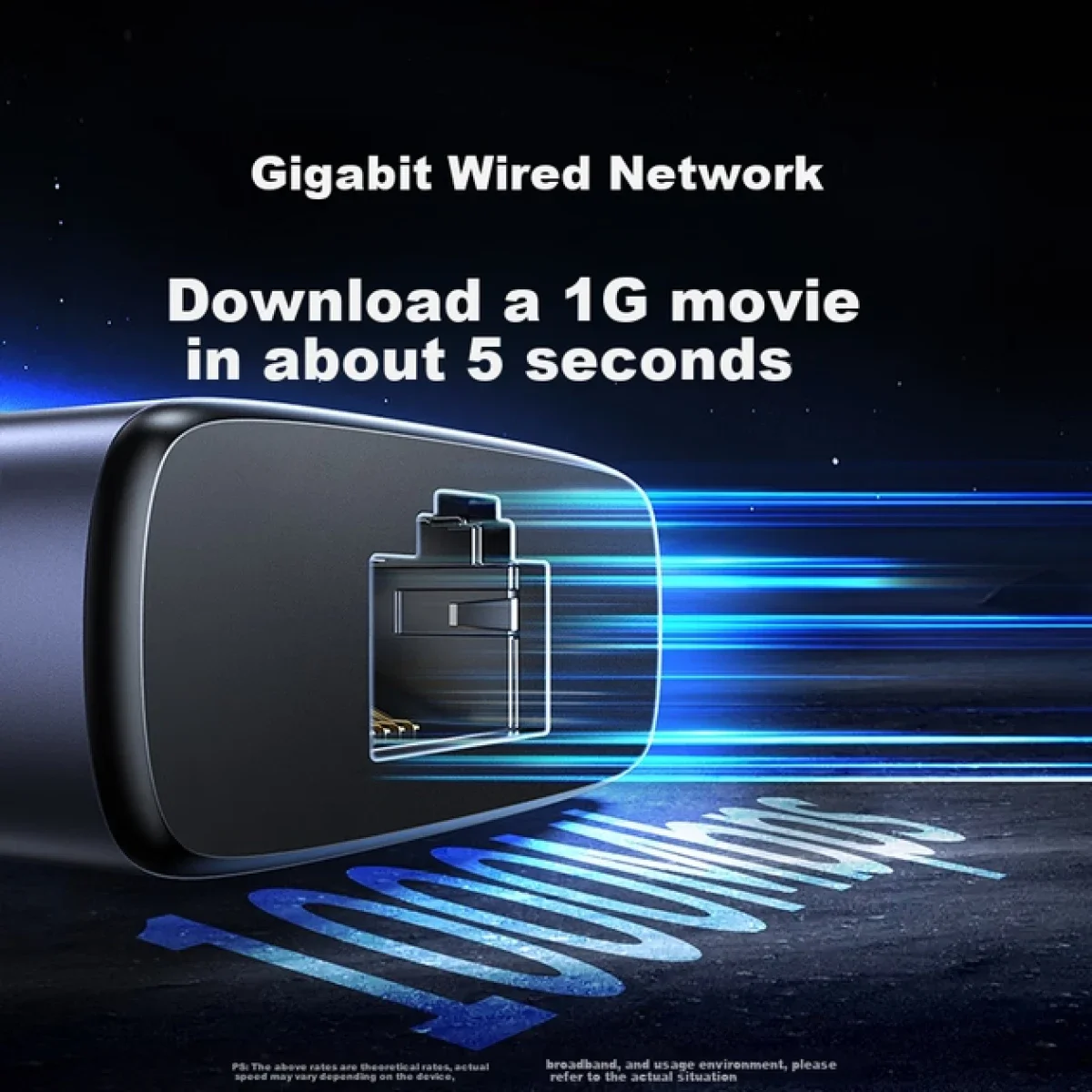 موزع Ugreen CM475 55809 USB-C 4 في 1 مع إيثرنت جيجابت، رمادي - Image 4