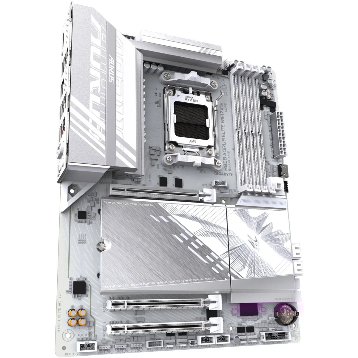 GIGABYTE AM5 ATX DDR5 Wi-Fi 7 Motherboard B850 AORUS ELITE WIFI7 ICE - Thumbnail 3