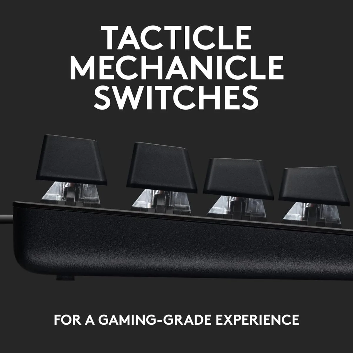 Logitech G413 SE Full-Size Mechanical Gaming Keyboard with Tactile Switches - Black - Image 5