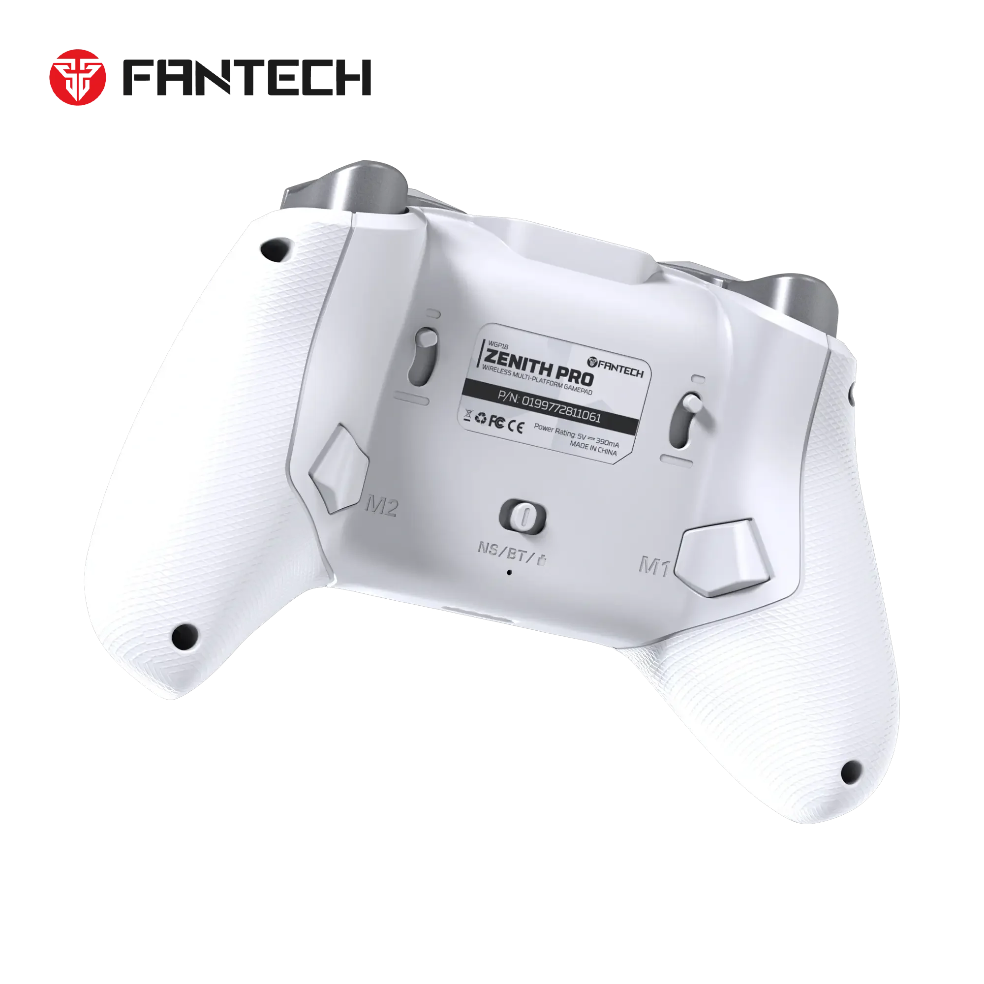 Fantech WGP18 ZENITH PRO Tri-Mode Hall-Effect RGB Mechanical Gamepad - White - Image 4