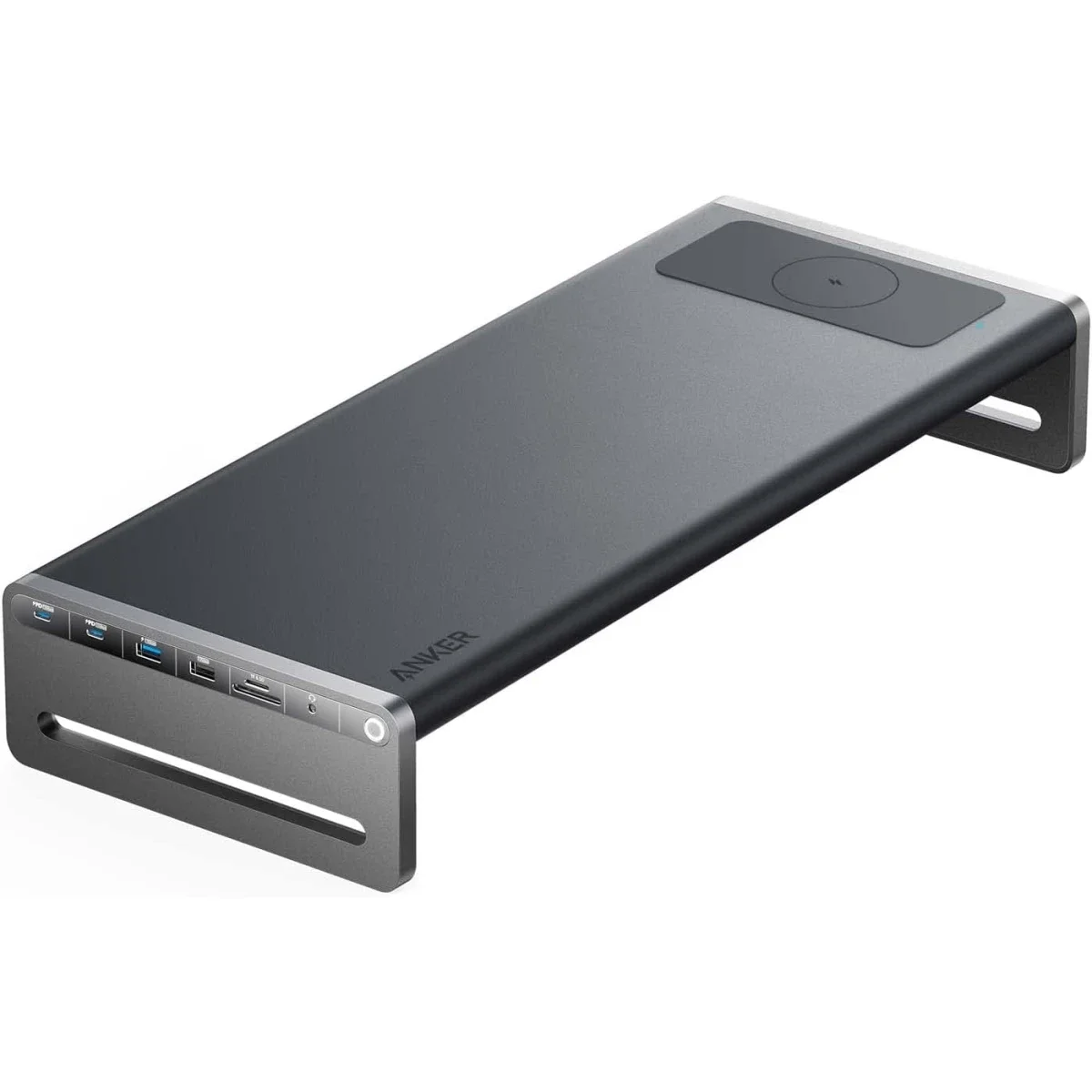 Anker 675 12-in-1 USB-C Docking Station Monitor Stand with 4K 60Hz HDMI and Wireless Charging Pad