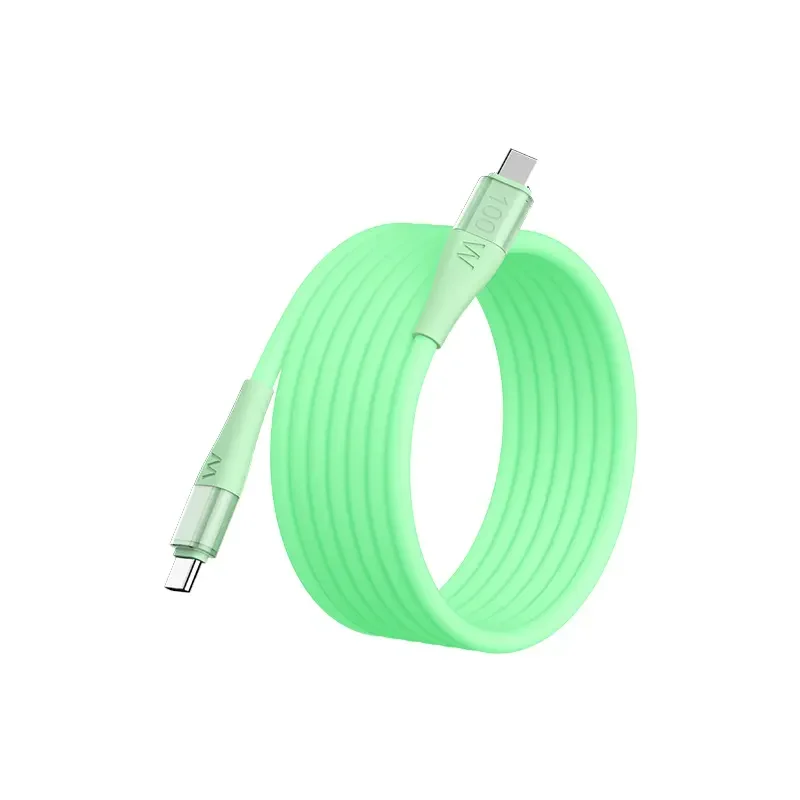 كيبل Remax CB20 فلورسنت شحن سريع ونقل بيانات USB-C إلى Type-L بقدرة 30W وطول 1.2 متر