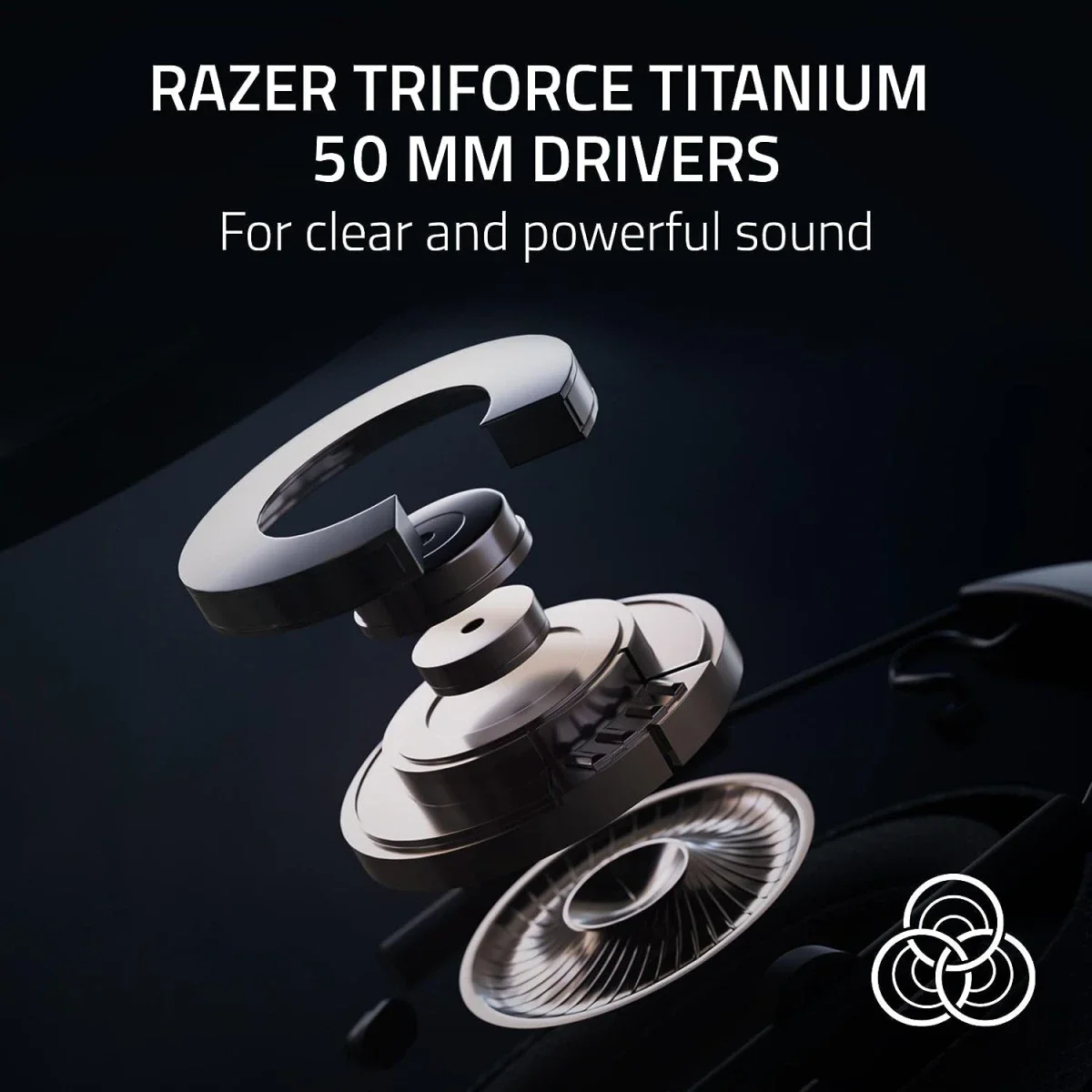 سماعة ألعاب Razer BlackShark V2 HyperSpeed لاسلكية باللون الأبيض - Thumbnail 3