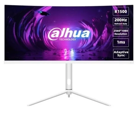 Dahua LM30-E330CW 30-Inch Curved Gaming Monitor, WFHD VA, 200Hz, 1ms, White - Thumbnail 6