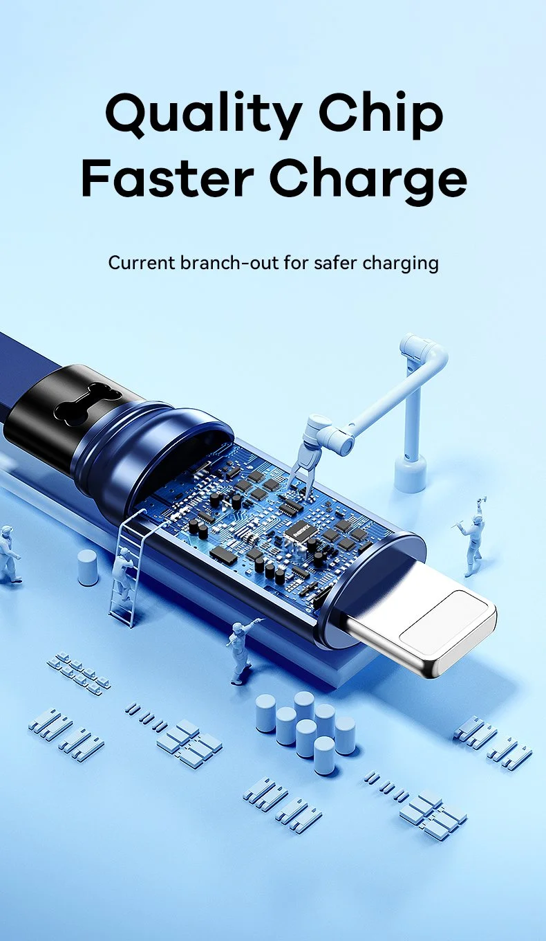 كيبل شحن سريع Remax Drip Series RC-C018 قابل للسحب 3 في 1 بقدرة 15 واط وطول 120 سم – USB إلى آيفون وType-C وMicro USB - Image 12