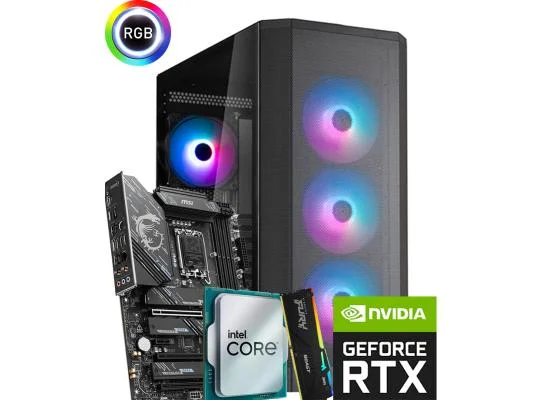 تجميعة كمبيوتر ألعاب Intel Core Ultra 7 270K مع RTX 5080 16GB وذاكرة DDR5 سعة 32GB وSSD NVMe سعة 1TB - Image 2
