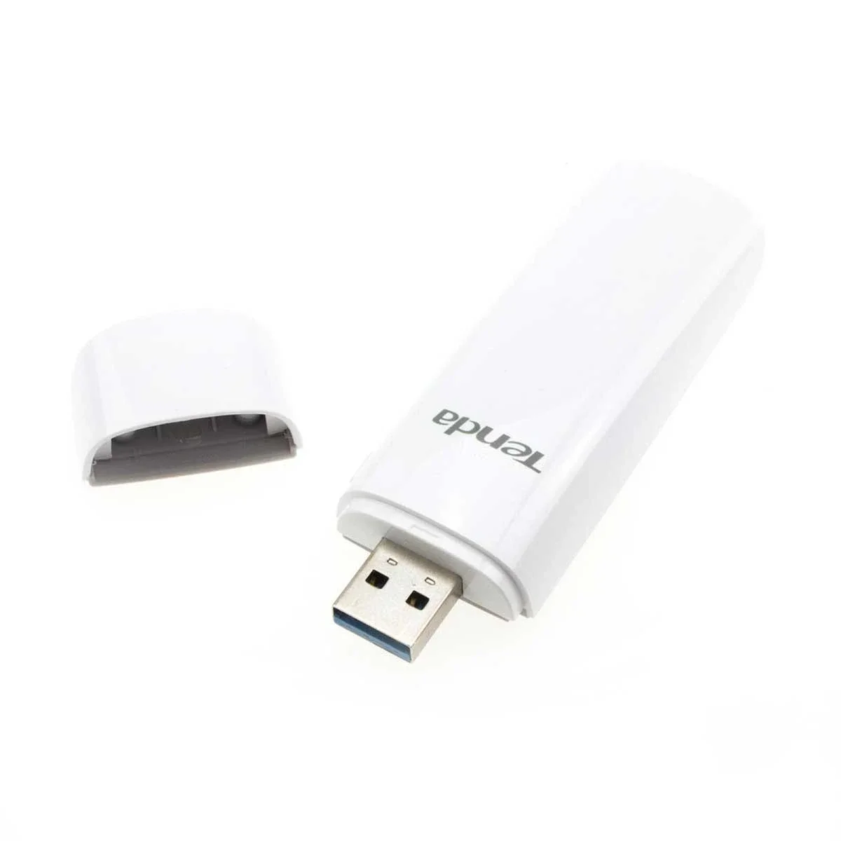 Tenda U12 AC1300 Dual-Band USB 3.0 Wi-Fi Adapter with High-Gain Antenna, White - Image 2