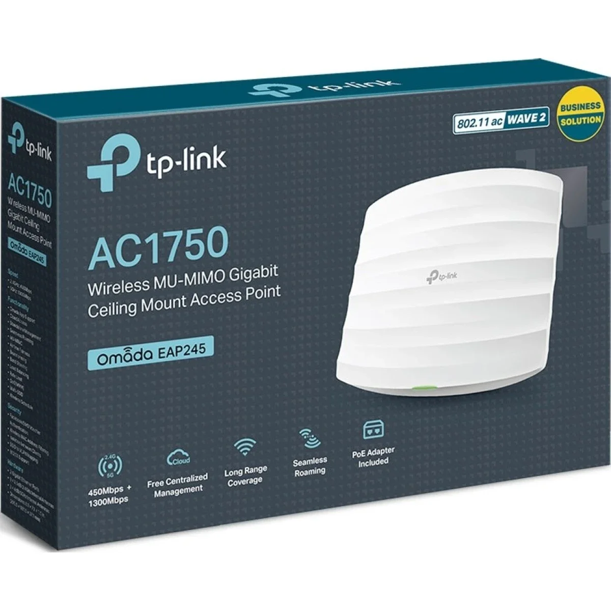 TP-LINK Omada EAP245 AC1750 Wireless Gigabit PoE Access Point