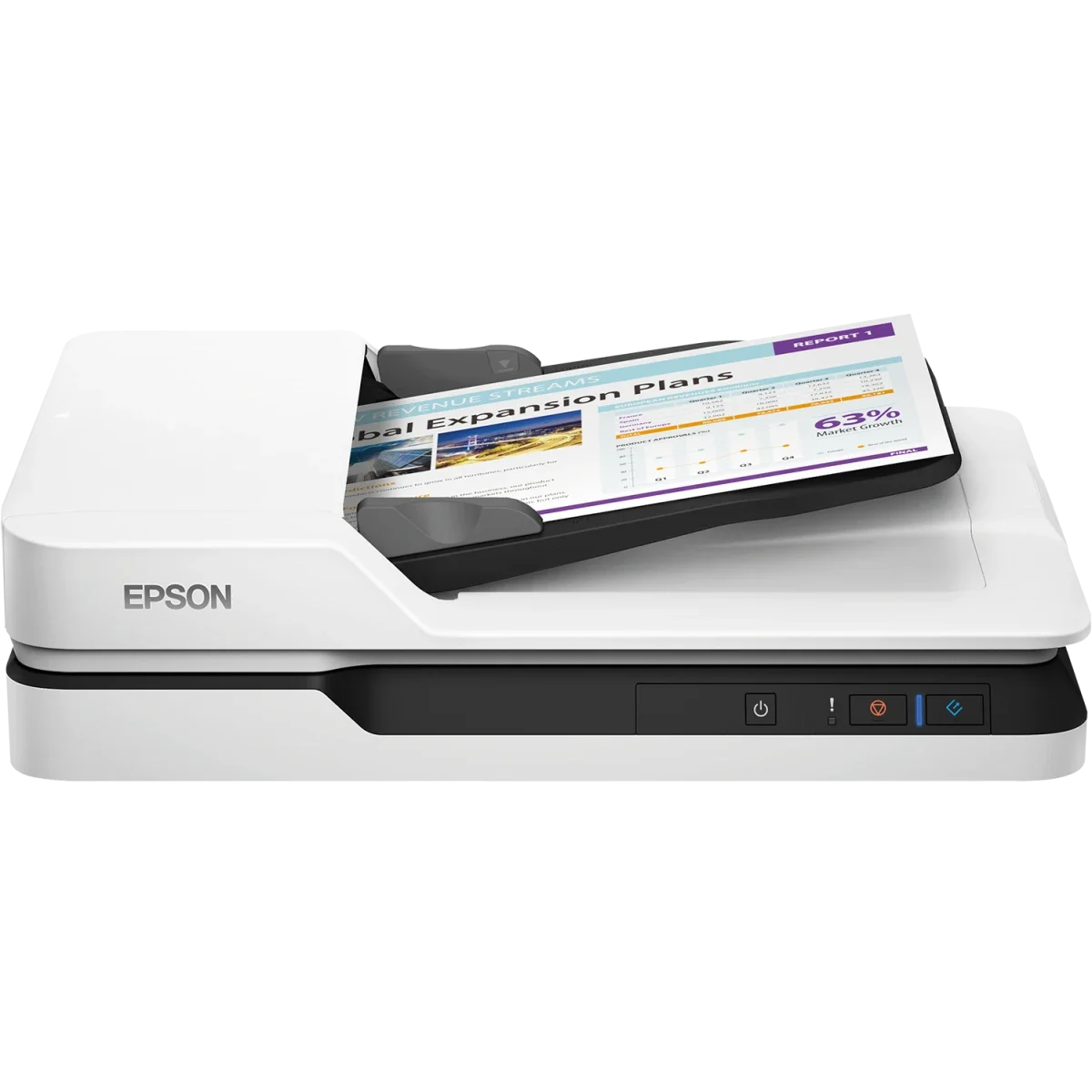 EPSON WorkForce DS-1630 Duplex USB Color Flatbed Scanner, Up to 25 ppm - Thumbnail 2