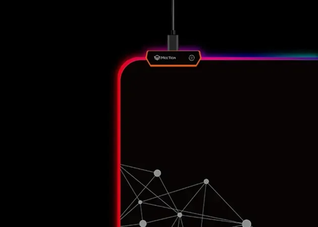 ماوس باد - إضاءة RGB مع 9 أوضاع قابلة للتتغيير مقاس 88x31 سم مع قاعدة مطاطية مانعة للانزلاق Meetion MT-PD121 - Image 3