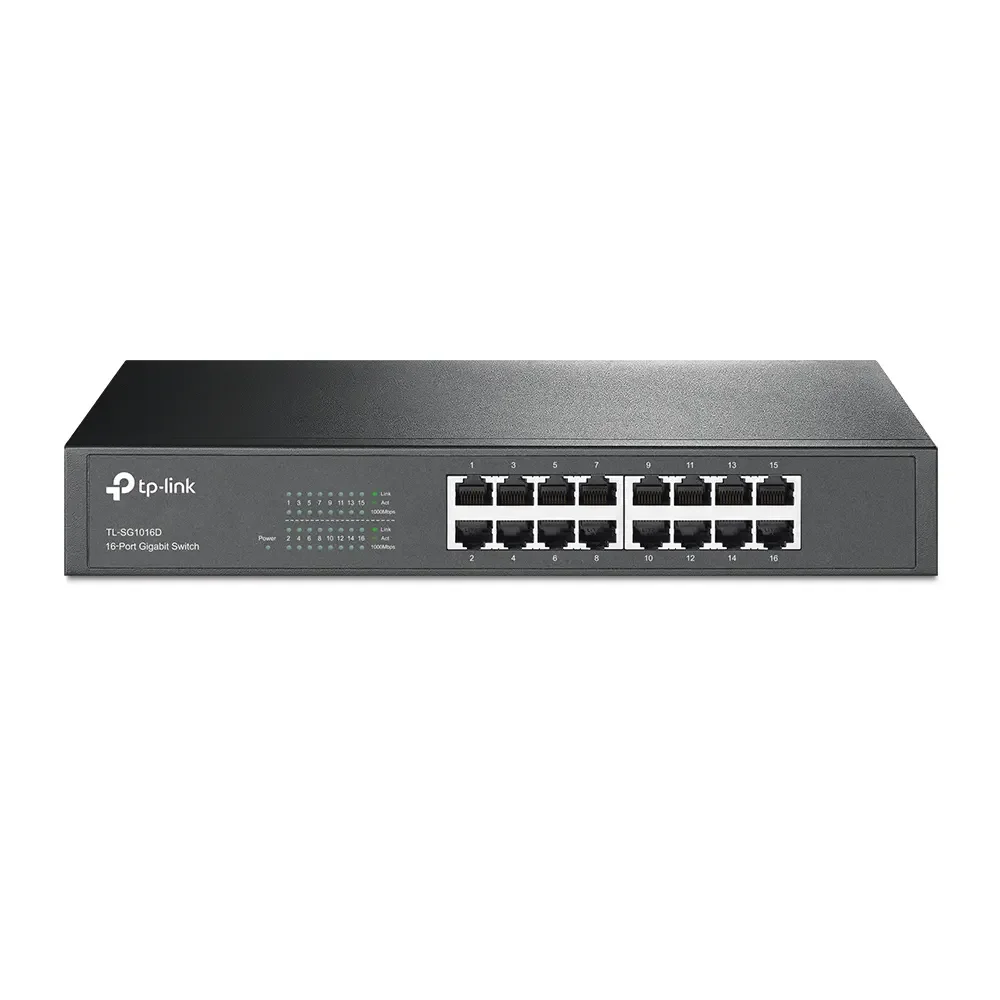 سويتش شبكة TP-LINK TL-SG1016D جيجابت 16 منفذ