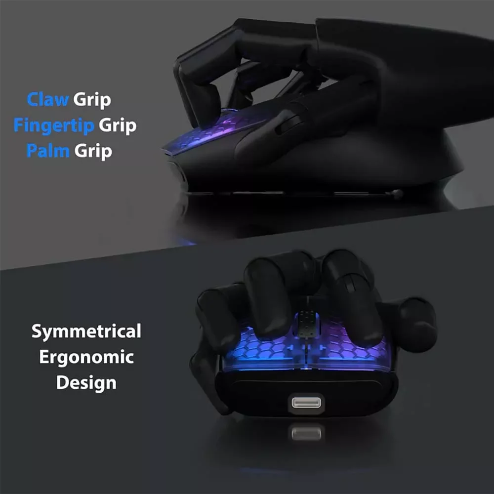 ATTACK SHARK X5 Wireless Gaming Mouse - Black - Thumbnail 5