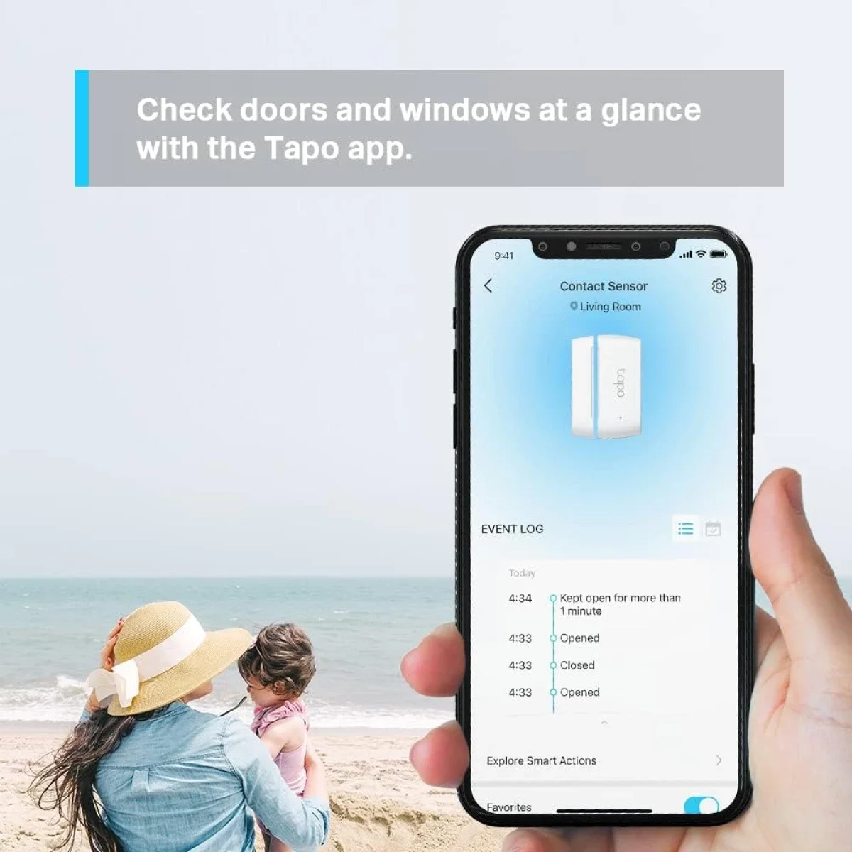 TP-LINK Tapo T110 Smart Door & Window Contact Sensor - Image 7