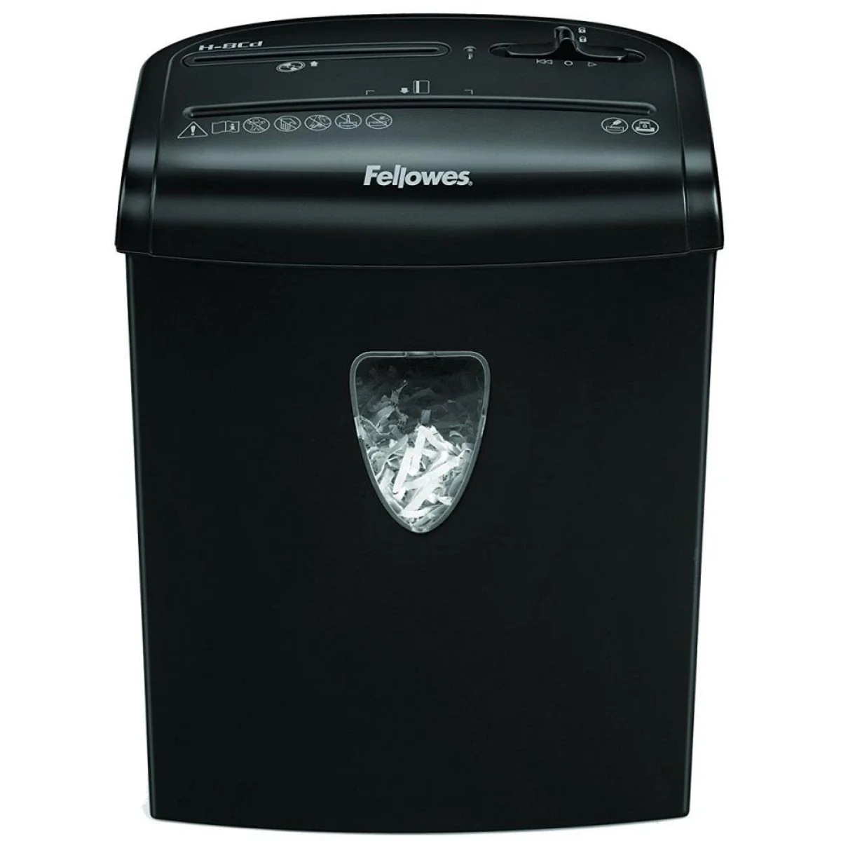 فرامة ورق Fellowes Powershred H-8C قص متقاطع 8 أوراق مع قفل أمان