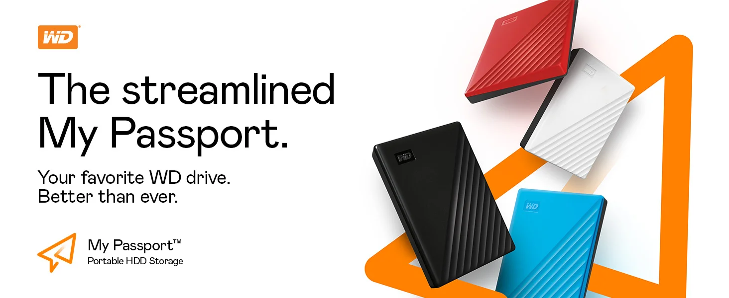 هارد درايف محمول خارجي Western Digital My Passport سعة 2 TB باللون الأسود - Image 3
