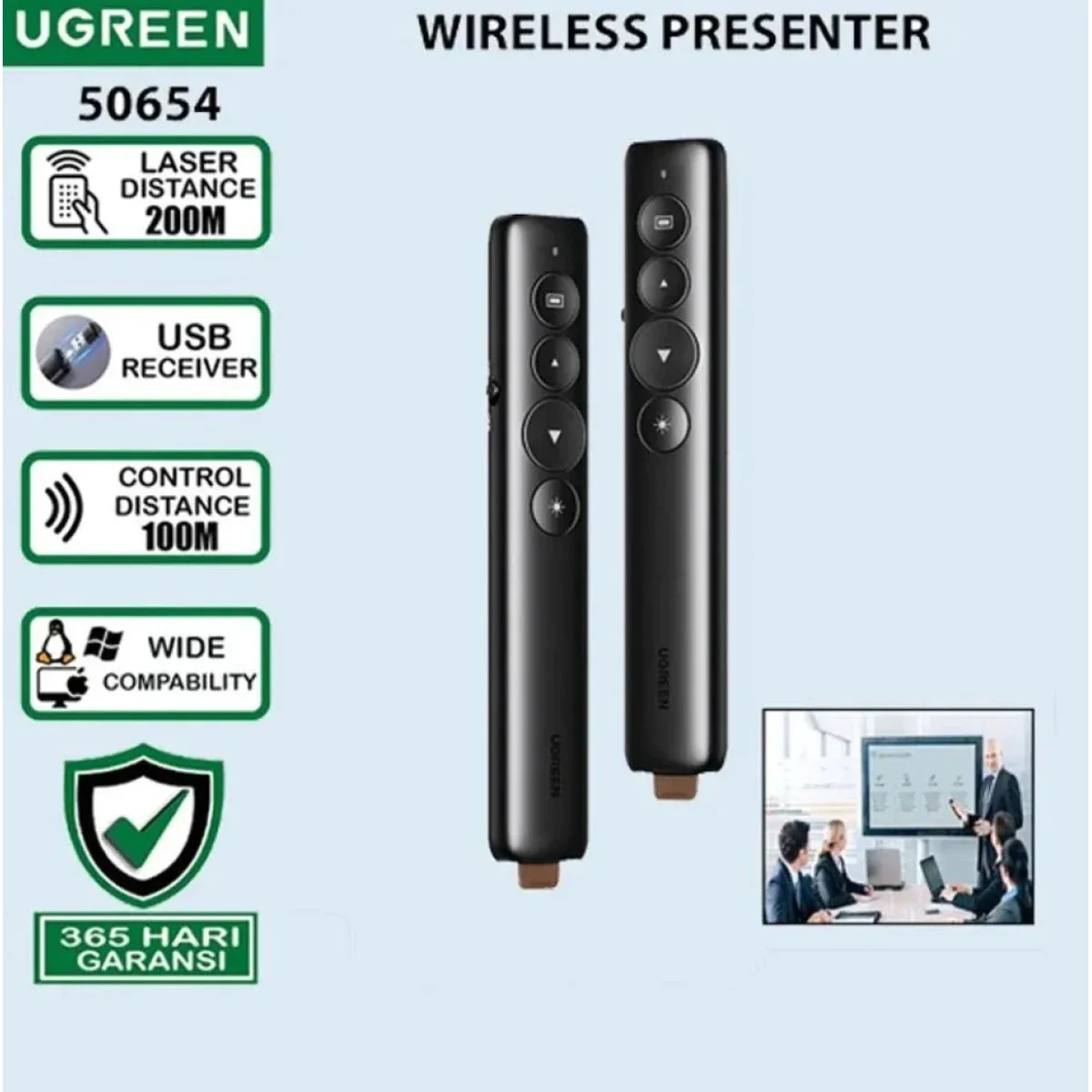 مؤشر ليزر لاسلكي للعروض Ugreen LP479 - Thumbnail 2