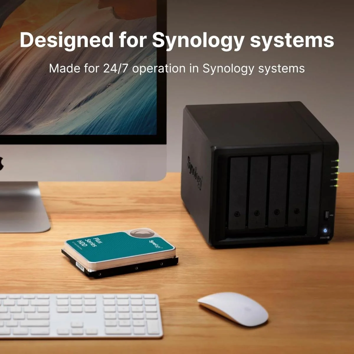 قرص صلب Synology HAT3300 Plus Series بسعة 4TB مقاس 3.5 إنش SATA - Image 2
