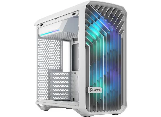 Fractal Design Torrent Compact White RGB TG Light Tint Mid-Tower Gaming Case with Type-C - Image 4