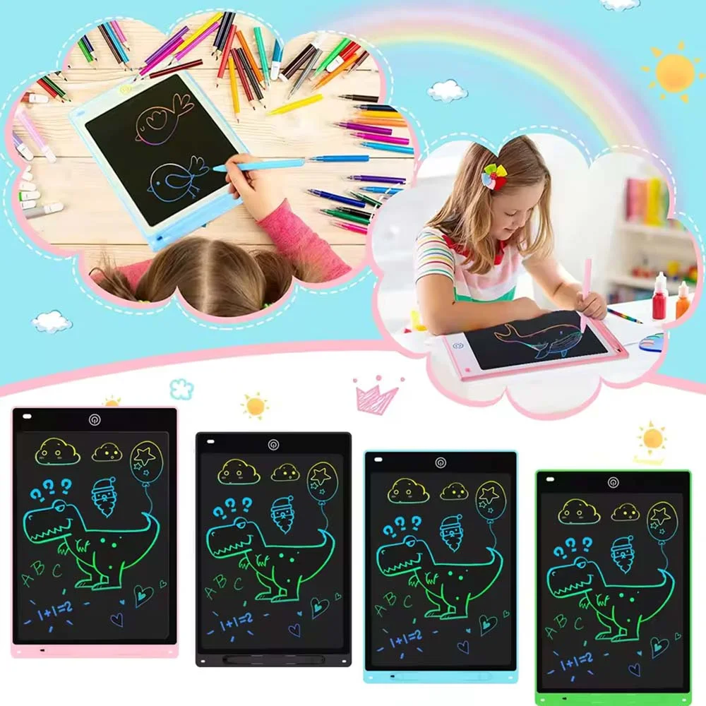 لوح رسم إلكتروني RaceGT للأطفال 8.5 إنش بشاشة LCD ومسح وقفل - Image 10