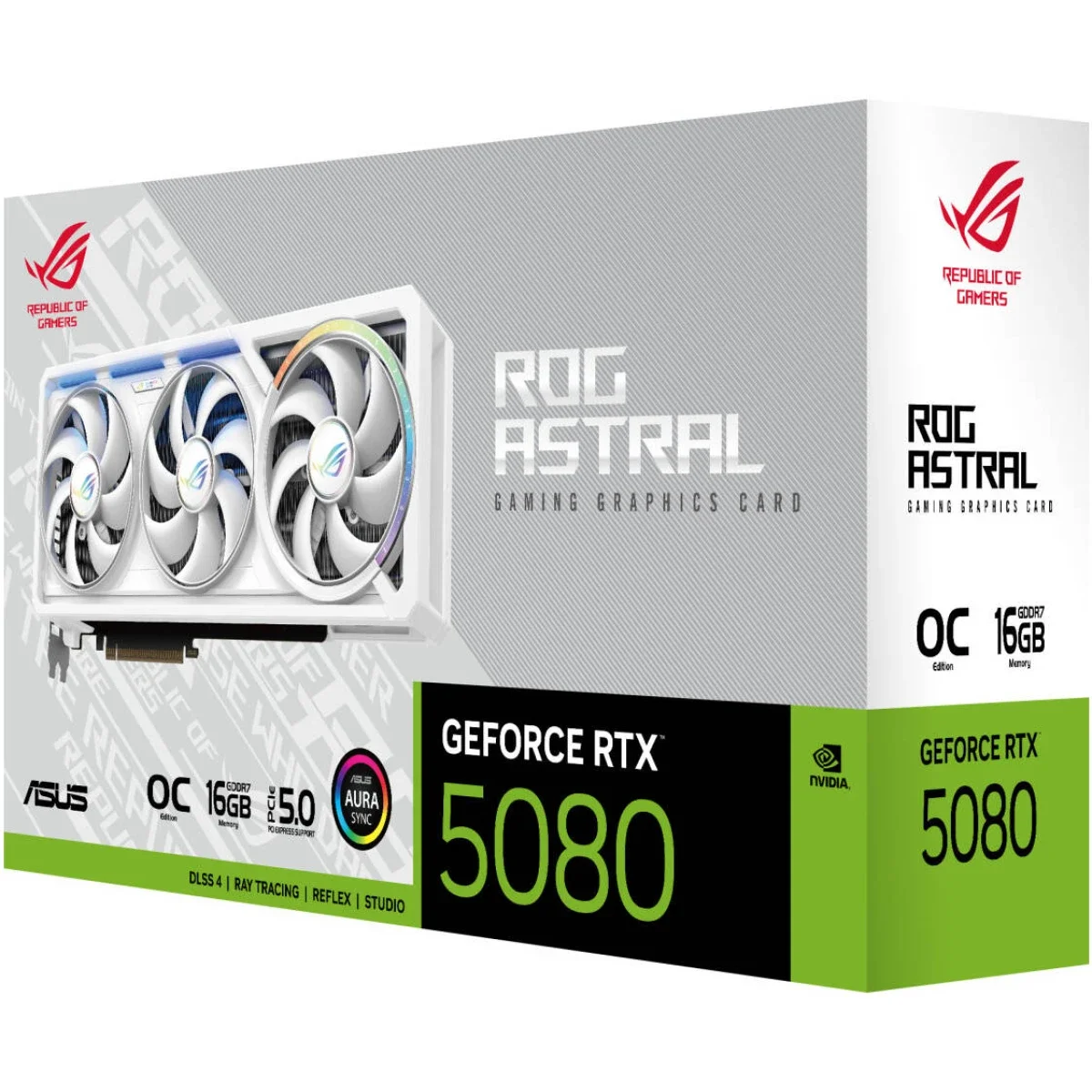 Asus ROG Astral GeForce RTX 5080 White OC Edition 16GB GDDR7 Graphics Card - Image 2