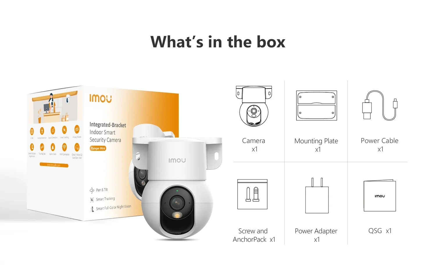 كاميرا مراقبة داخلية IMOU Ranger Mini بدقة 3MP QHD / 5MP UHD مع محادثة ثنائية الاتجاه واكتشاف الأشخاص بالذكاء الاصطناعي ورؤية ليلية ملونة - Image 22