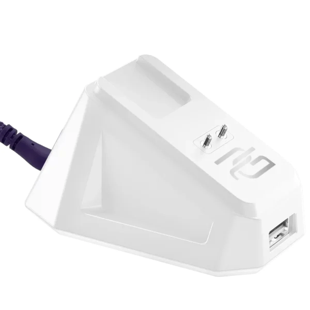 Proove Superfight Wireless Tri-Mode Gaming Mouse, 12000 DPI, Charging Dock, White/Purple - Thumbnail 7