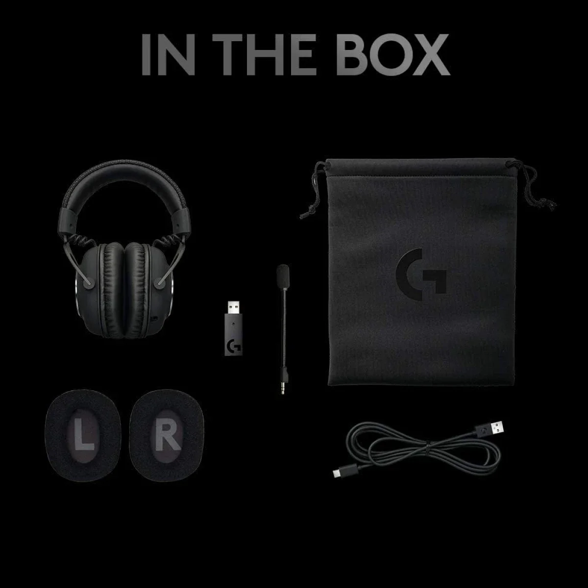سماعة ألعاب Logitech G PRO X Wireless LIGHTSPEED مع Blue VO!CE - Thumbnail 9