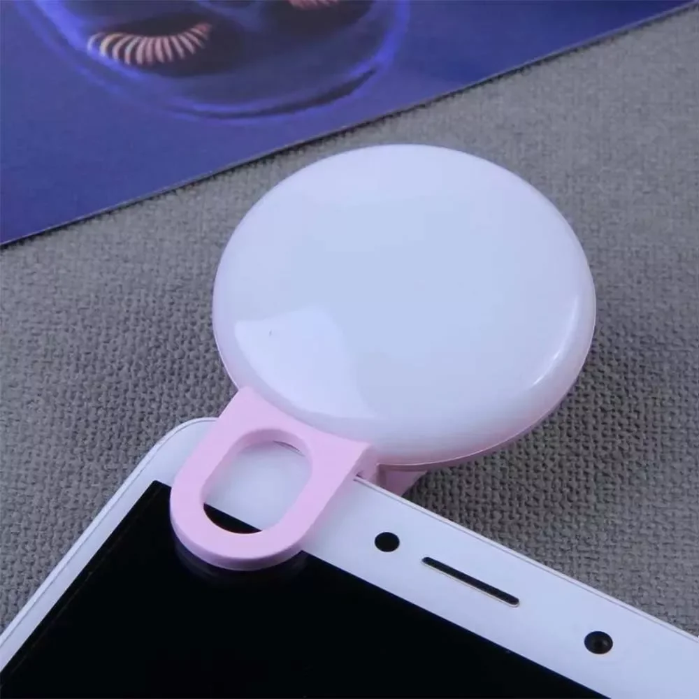 Clip-On LED Selfie Fill Light for Mobile Phones