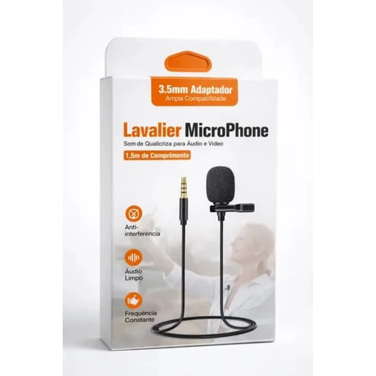 MIC Tong Clip-On Mini Hands-Free Microphone 3.5mm - Image 3
