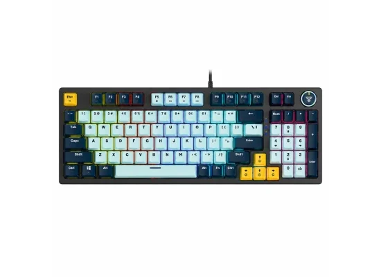 Fantech ATOM96 MK890V2 MIZU 96-Key Wired Mechanical Gaming Keyboard SkyBlue / Navy with Taro Switches - Image 7