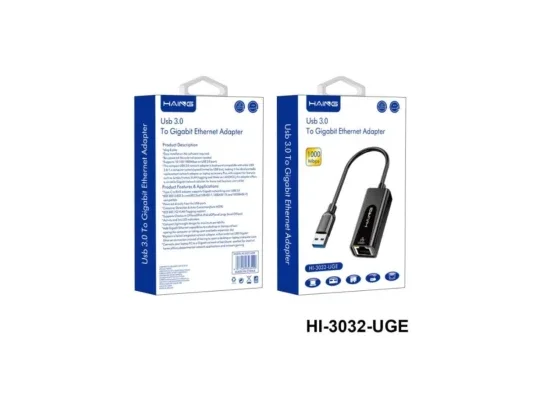 محول شبكة HAING USB 3.0 إلى Gigabit Ethernet بسرعة 10/100/1000 Mbps