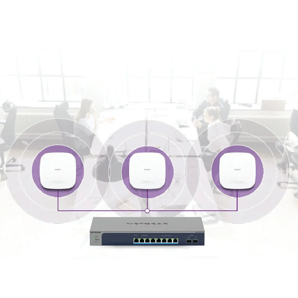 نقطة وصول لاسلكية سحابية مُدارة NETGEAR WAX615 Wi‑Fi 6 ثنائي النطاق AX3000 - Image 9
