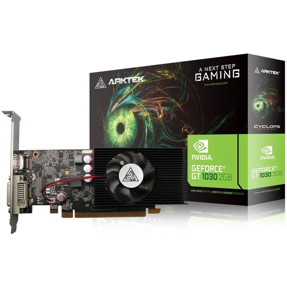 ARKTEK Cyclops GeForce GT 1030 2GB GDDR5 Graphics Card