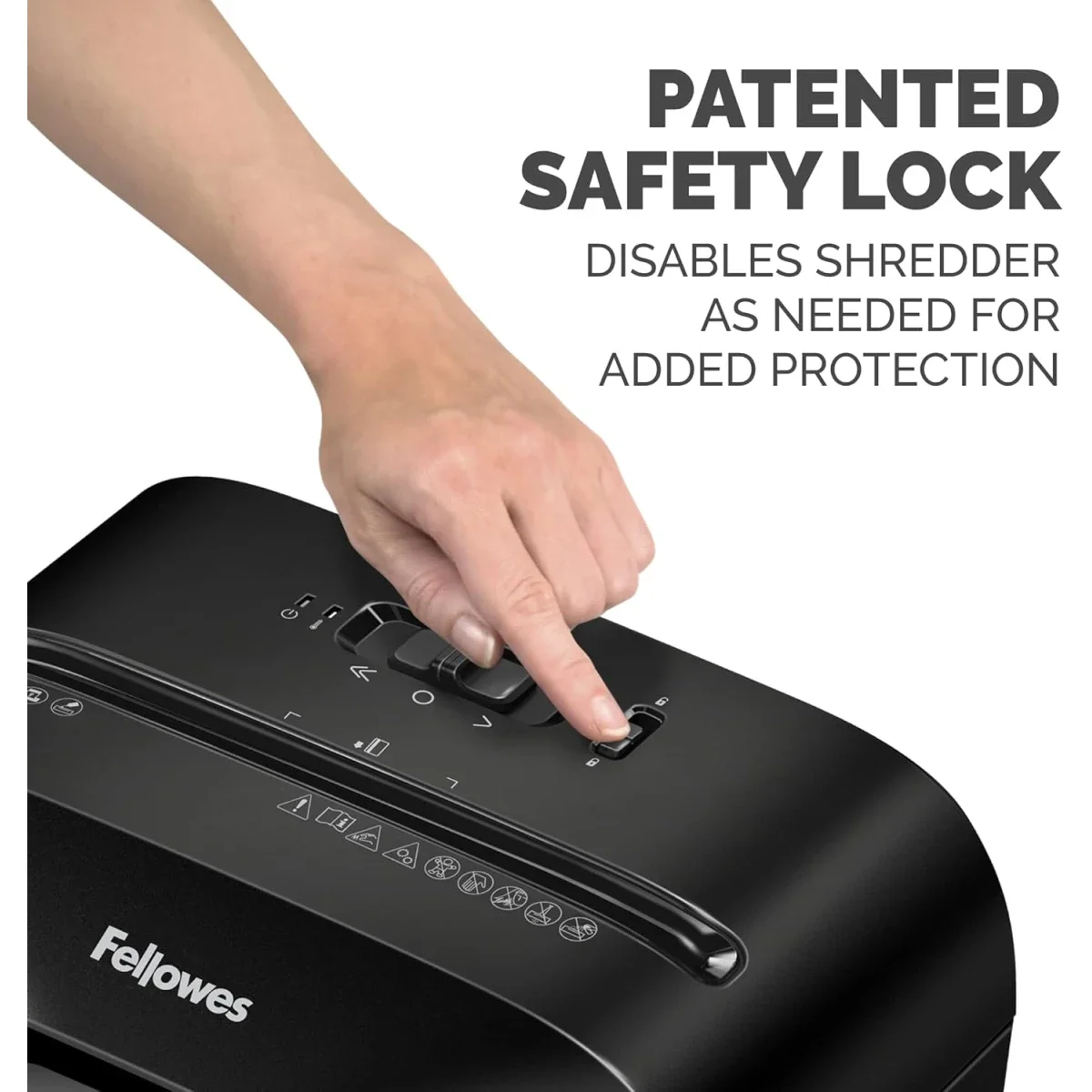 آلة تقطيع الورق Fellowes Powershred LX50 بقص متقاطع 9 ورقات، P-4، سعة 4.4 جالون - Image 3