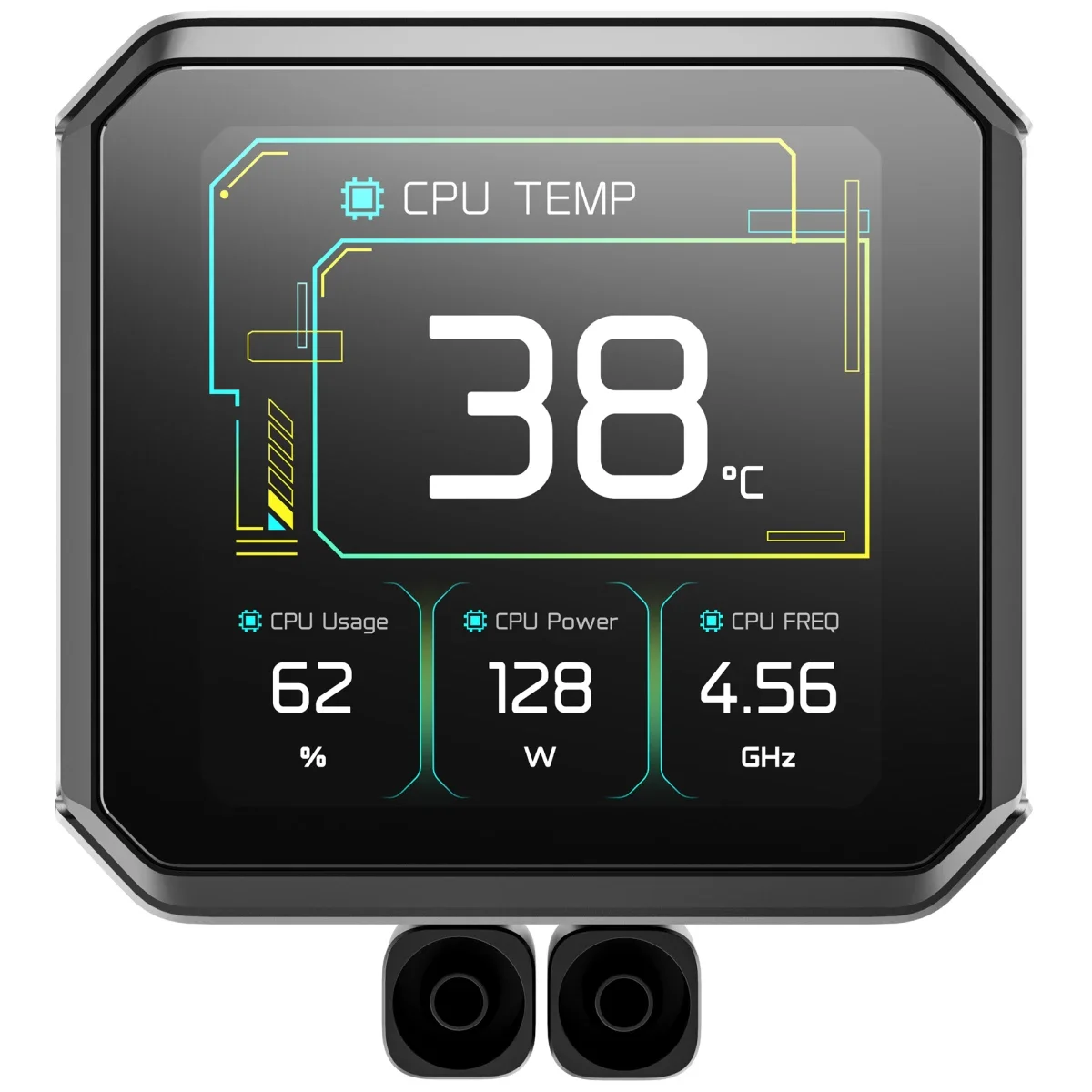 مبرد سائل للمعالج DeepCool SPARTACUS 360 LCD مقاس 360mm بمضخة الجيل السادس 3400RPM أسود - Image 5