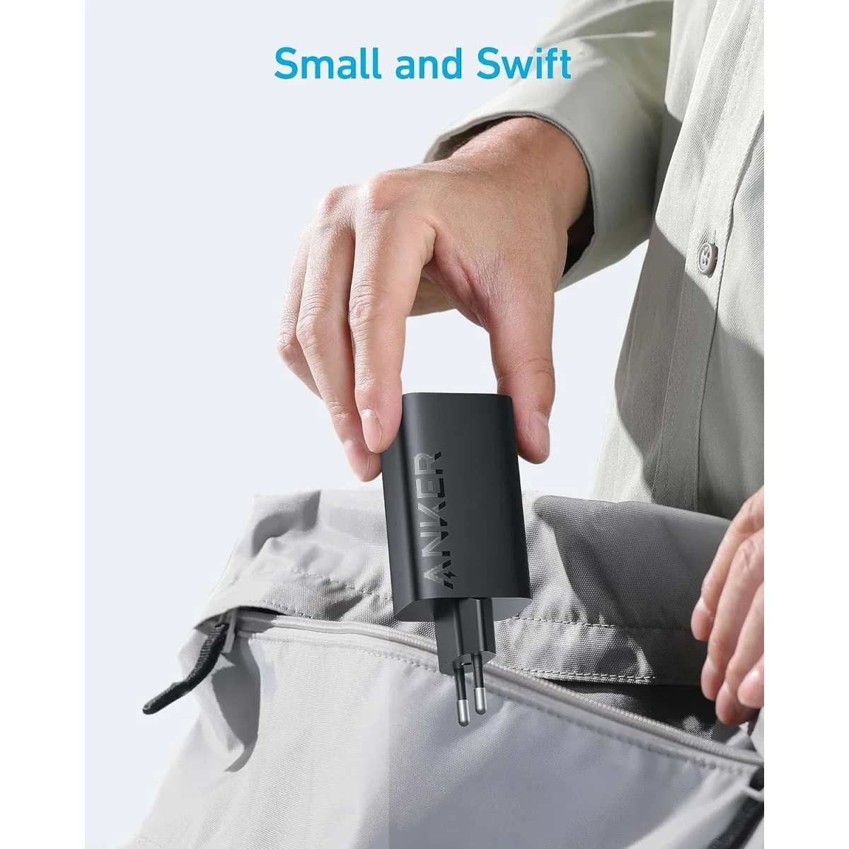 شاحن Anker 335 سريع 67 واط USB-C ثلاثي المنافذ A2673 - Thumbnail 4