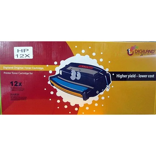 خرطوشة تونر ليزر Digiland أسود متوافقة مع HP 12X (Q2612A)