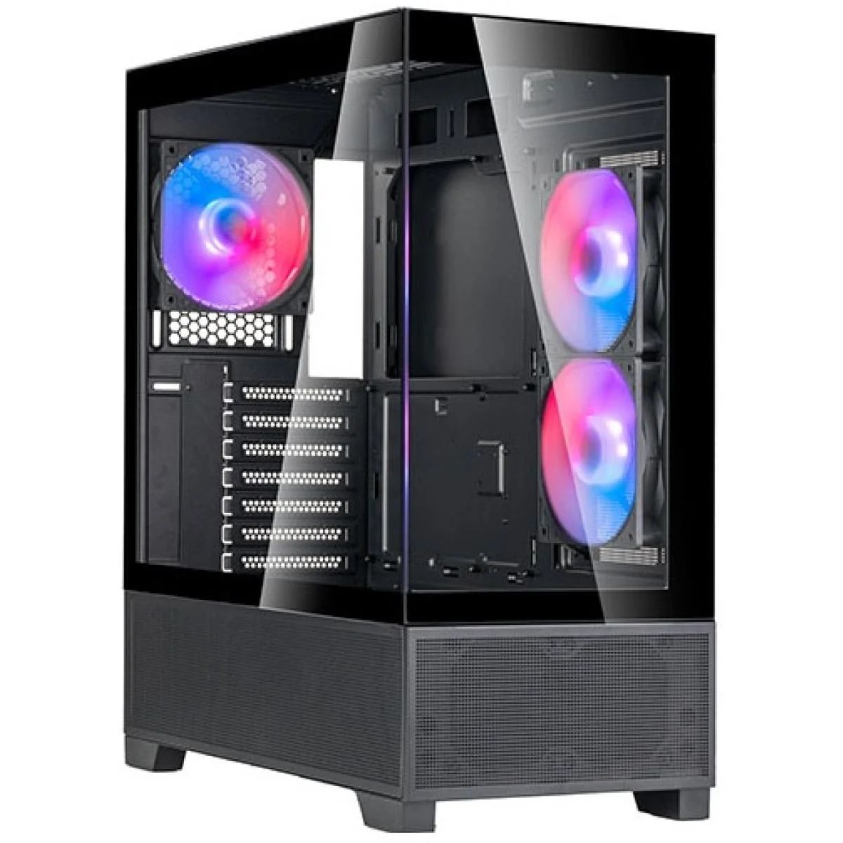 SilverStone Lucid 05 Black ARGB ATX Mid-Tower Gaming Case