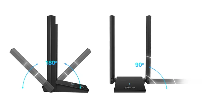 جهاز هوائي للانترنت يركب على USB نوع TP-LINK Archer TX20U Plus AX1800 ثنائي النطاق - Image 13